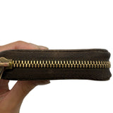 AS IS Louis Vuitton Damier Ebene Zippy Coin and Card Wallet
