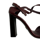 Prada Calfskin Ankle Strap Sandals Womens Size 40 = US 10