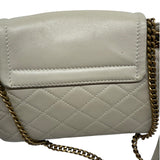 Saint Laurent Cream Mini Nolita Leather Purse