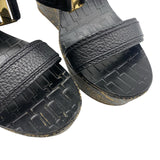 Tory Burch Black Snakeskin Shoe Size 8.5 Women's Shoes