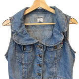 Moschino Clear Heart Blue Size M Women's Top