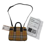 Burberry Mini Banner Vintage Check Handle Bag