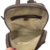 Gucci Tan Coated Canvas Medium Ophidia Unisex Backpack