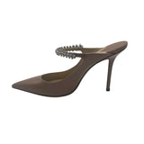 Jimmy Choo Bing Crystal Embellished Patent Mules Women's 38.5 = US 8.5