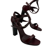 Prada Calfskin Ankle Strap Sandals Womens Size 40 = US 10