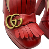 Gucci GG Marmont Fringe Platforms Women's Size 38 = US 8