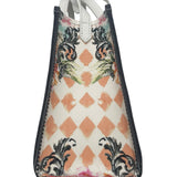 Balmain B Army Floral Canvas Small Tote