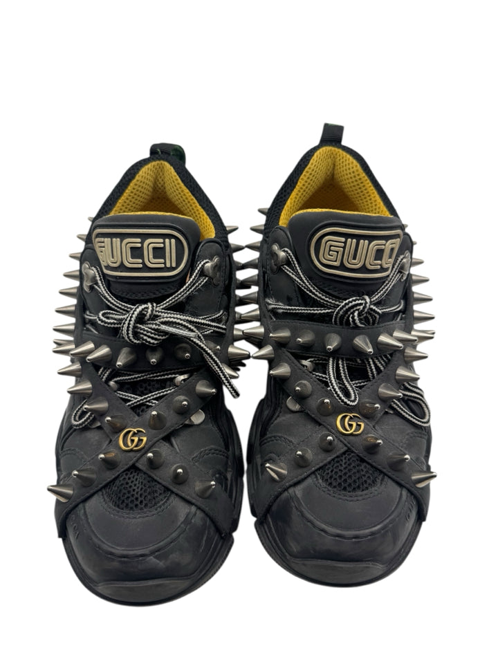 Gucci Black Spike Flashtrek Size 6.5 ~ US 7.5 Women's Shoes