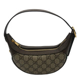 Gucci GG Supreme Mini Ophidia Half Moon Hobo