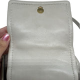 Saint Laurent Cream Mini Nolita Leather Purse