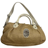 Tous Natural Woven Chevron Bag
