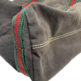 Gucci Crest Print Canvas Tote