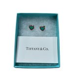 Tiffany & Co. Blue Heart Studs