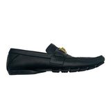 Versace La Medusa Leather Driving Shoe Loafer Men's 42 = US 9