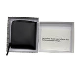 Comme des Garcons Black SA3100VB Black Calf Leather Wallet