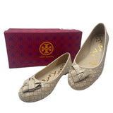 NIB Tory Burch Woven Heart Ballet Flat Womens US size 8.5
