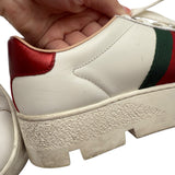 AS IS Gucci Ace Embroidered Trainers Women's Size 36 = US 6