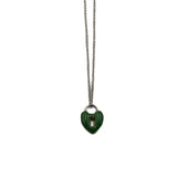 Tiffany & Co. Mini Heart Padlock Keyhole Necklace