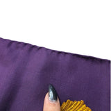 Chanel CC Tassels & Grapes 100% Silk Scarf