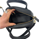 Coach Black Leather Borough Bowling Bag Purse