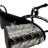 Prada Crystal Embellished Block Heels Women's Size 36.5 ~ US 6.5