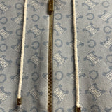 Celine Blue and White Macadam Monogram Zip Up Size S Women's Tops