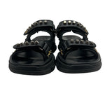 Gucci Black Nappa mesh Aguru sandal Size 10 Men's Shoes