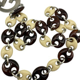 Vintage GUCCI Italy Large Emblem Necklace