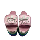 Gucci x Adidas Platform Sandals Womens's 36.5 = US 6.5