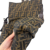 AS IS Fendi Zucca Mamma Tote Shoulder Bag