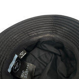 Prada Black Re-Nylon Size S Women's Bucket Hat