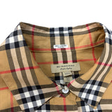 Burberry June Check Cotton Poplin Shirt Dress Women's Size M