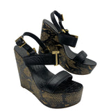 Tory Burch Black Snakeskin Shoe Size 8.5 Women's Shoes