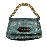 Tom Ford Sequin Leather Chain Handle Mini Bag