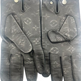 Louis Vuitton Monogram Eclipse Leather Gloves Unisex