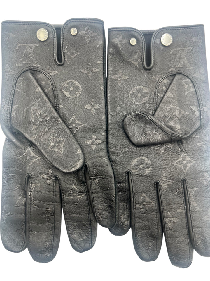 lv handschuhe Louis Vuitton Monogram Eclipse Leather Gloves Unisex