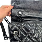 Kurt Geiger Black Patent Leather "The Brixton" Purse