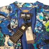 NWT Just Cavalli Floral Painted Blazer Women's Size S