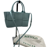 Bottega Veneta Candy Blue Arco Leather Purse