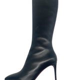 Christian Louboutin Eloise Botta 85mm Leather Knee High Women's Size 37 ~ US 7