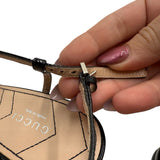 AS IS Gucci Petite GG Patent Slingback Heels Women's 37.5 ~ US 7.5