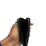 Comme des Garcons Black SA3100VB Black Calf Leather Wallet