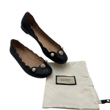 AS IS Gucci Willow Scalloped Flats Women's Size 37.5 ~ US 7.5
