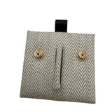 Hermes White Mini Pop H Earrings