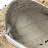 Tous Natural Woven Chevron Bag