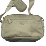 As Is Prada Nylon Messenger Bag