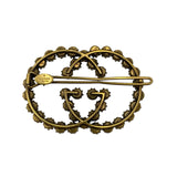 Vintage Gucci Crystal Hair Clip
