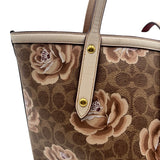 Coach Tan Floral City Tote Purse