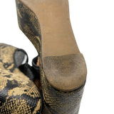 Tory Burch Black Snakeskin Shoe Size 8.5 Women's Shoes