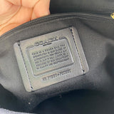 Coach Black Pebbled Leather Charlie Medium Backpack Purse